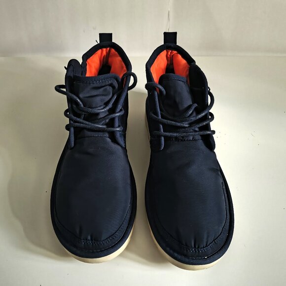 UGG Neumel Zip Chuka Men's Navy Blue Lace Up Zip Boots - Picture 5 of 8